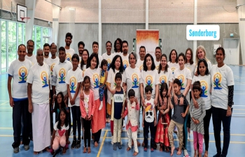 8th International Day of Yoga was celebrated with great enthusiasm across Denmark in cities Aalborg, Aarhus, Vejle, Vedbæk, Birkerød & Sønderborg partnering with local yoga groups and Indian diaspora.